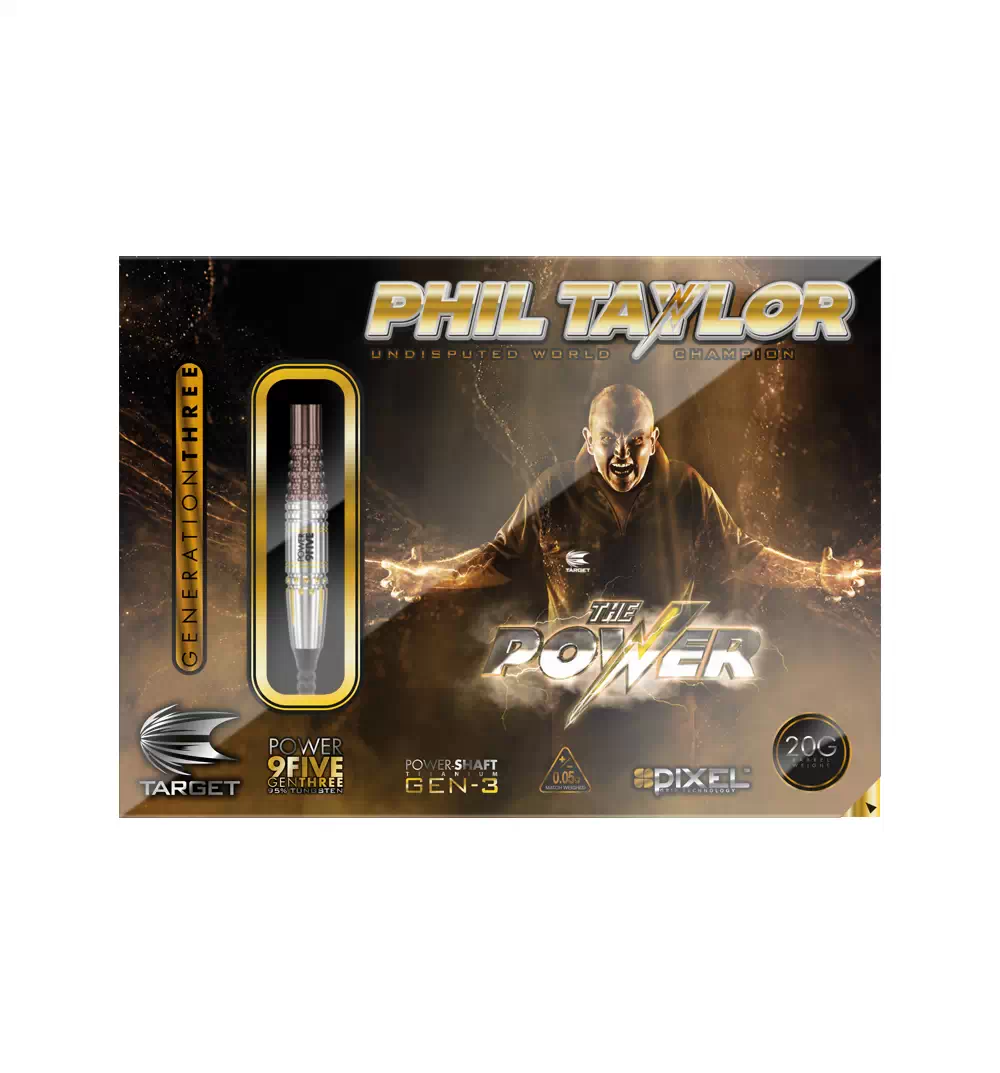 Target Darts Phil Taylor Power 9Five G3 Japan 95% Tungsten 20 grams